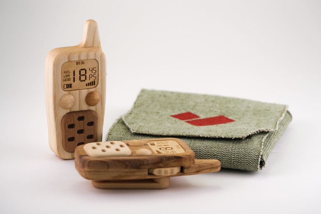 Wooden Walkie-Talkie Set