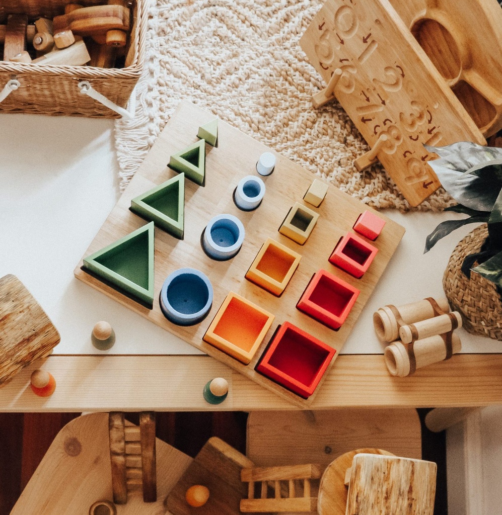 3D sorting and nesting board