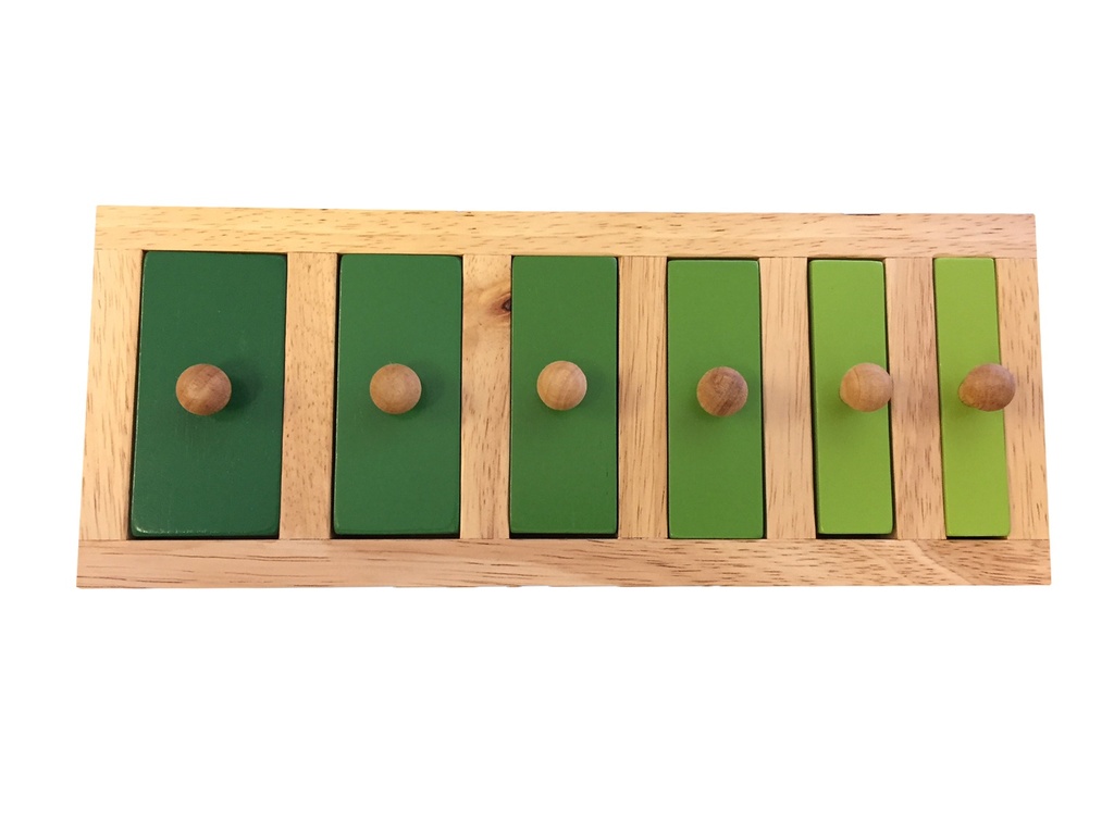 Narrow-wide knob puzzle