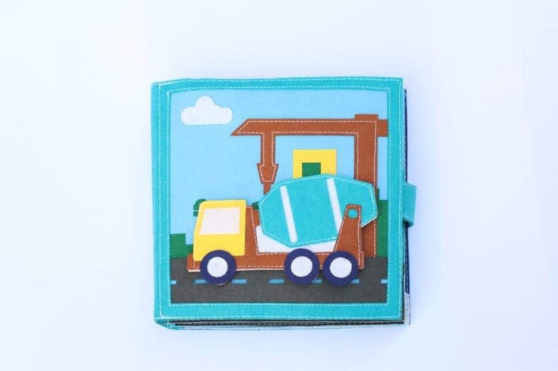 Handmade Felt Activity book - Career