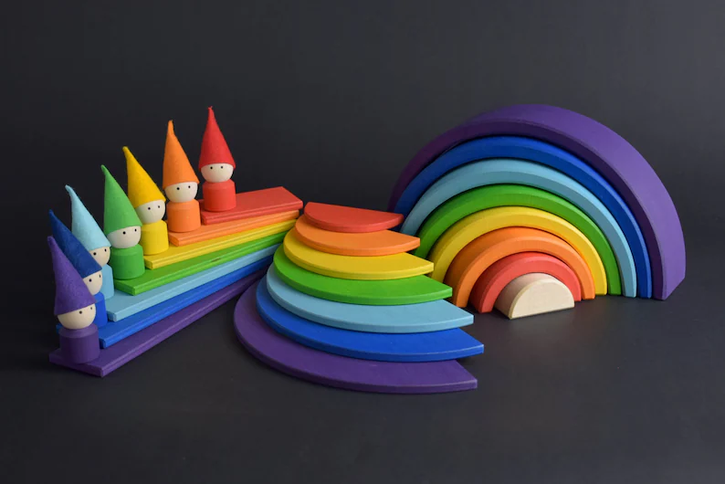 Rainbow Stacker Constructor Set