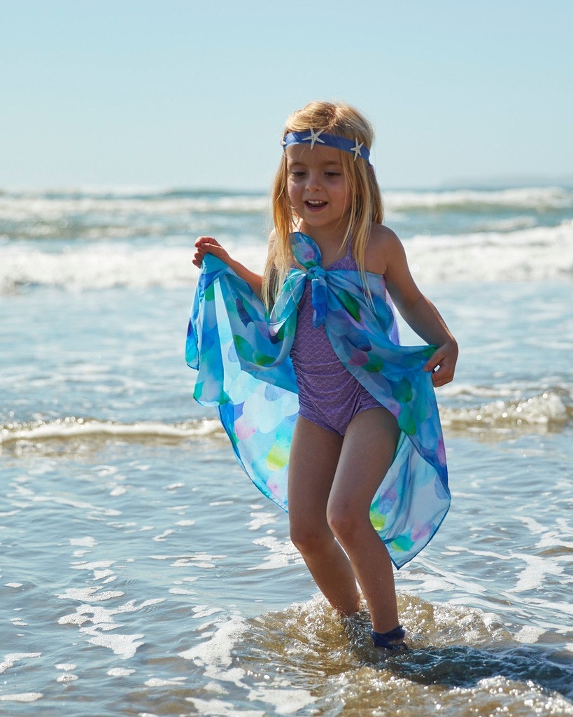 قماش لعب بتصميم حورية البحر الزرقاء