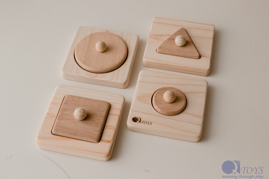 Single Shape Puzzle set of 4