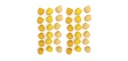 Mandala Yellow Honeycombs