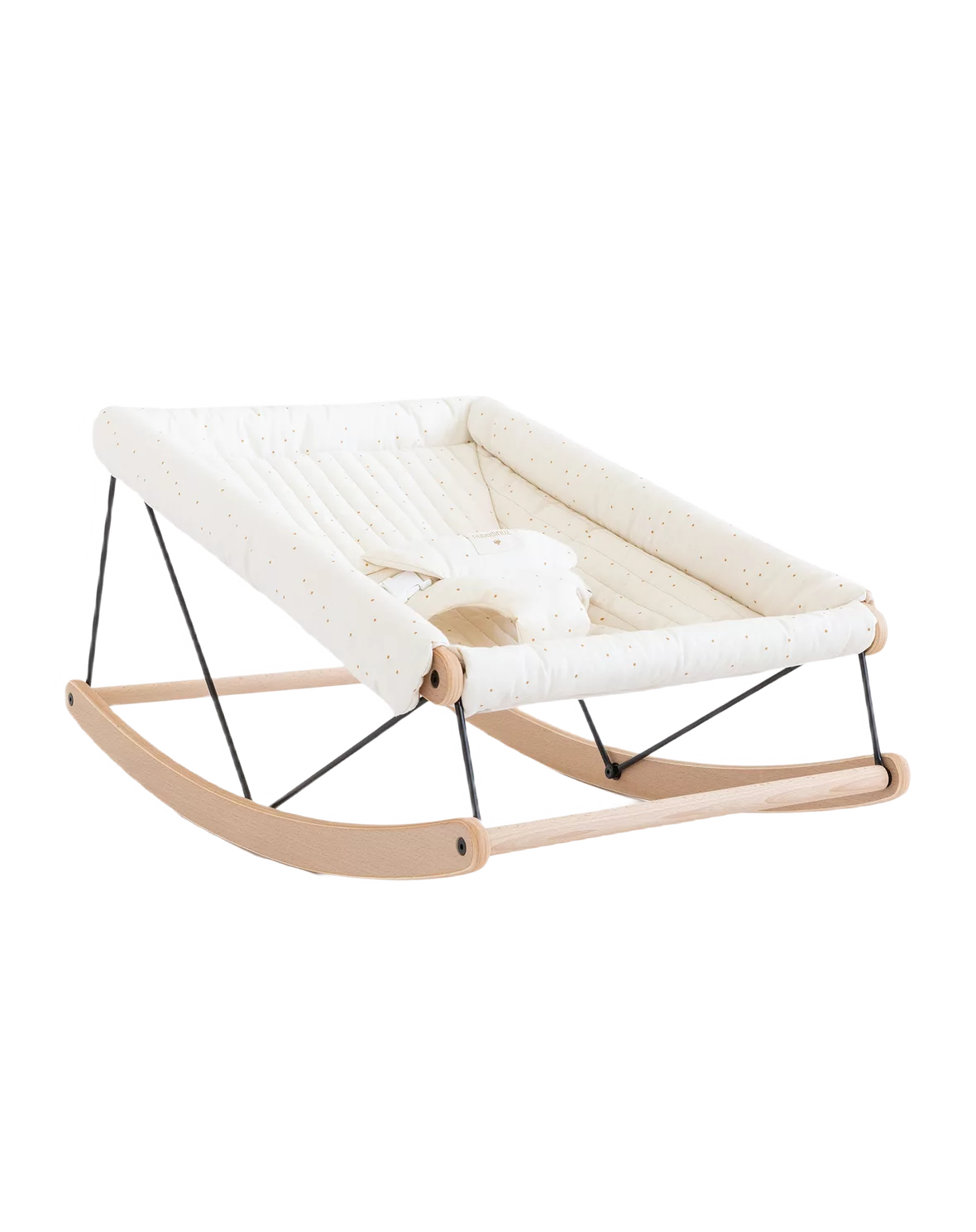 Baby Bouncer - Natural Honey Sweet Dots