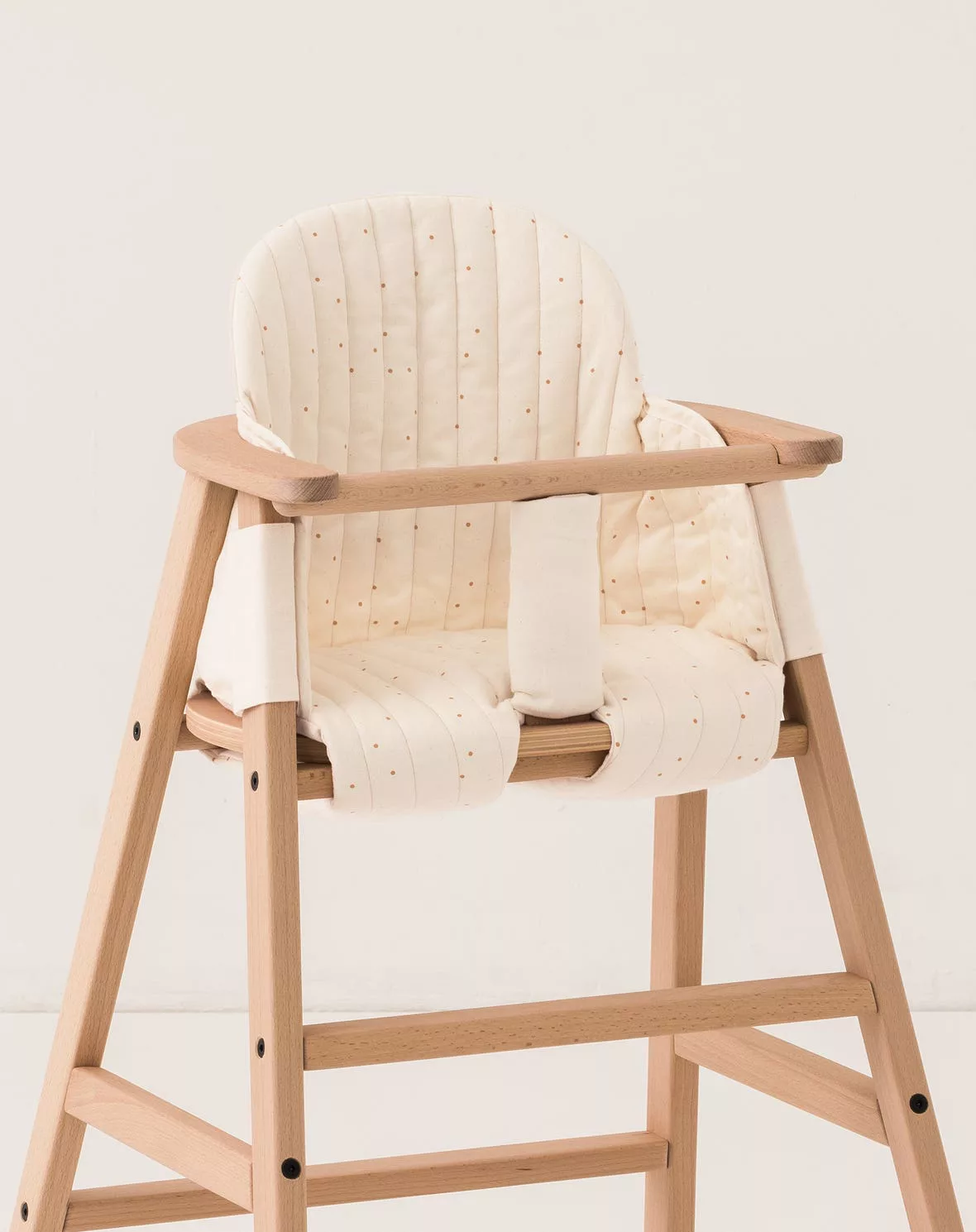 High Chair Cushion - Natural Honey Sweet Dots