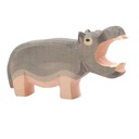 Hippopotamus open mouth