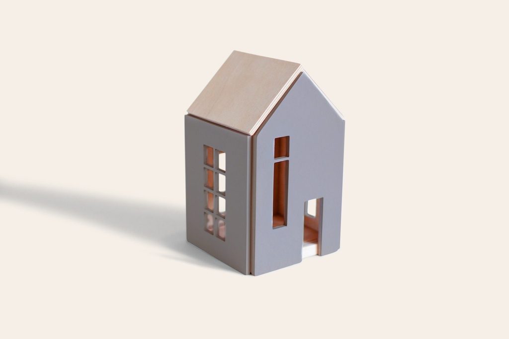 WOODEN DOLLHOUSE on the magnets - Medium