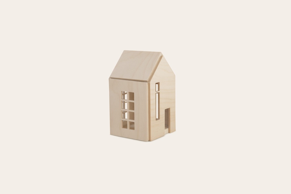WOODEN DOLLHOUSE on the magnets - Small