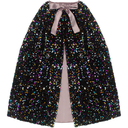 Rainbow dazzle sequin cape