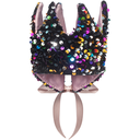 Rainbow dazzle sequin crown