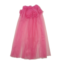 Pink Ruffle Flower Cape 