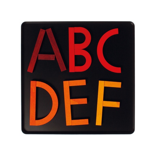 [91164] Magnet Puzzle Letter Shapes