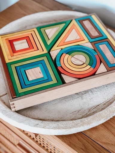 Rainbow Nesting Blocks