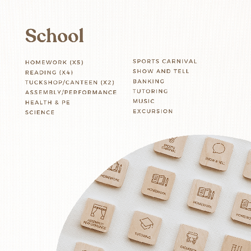 [sec5] Picture Tiles - School Set