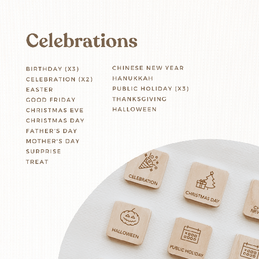 [sec13] Picture Tiles - Celebrations Set