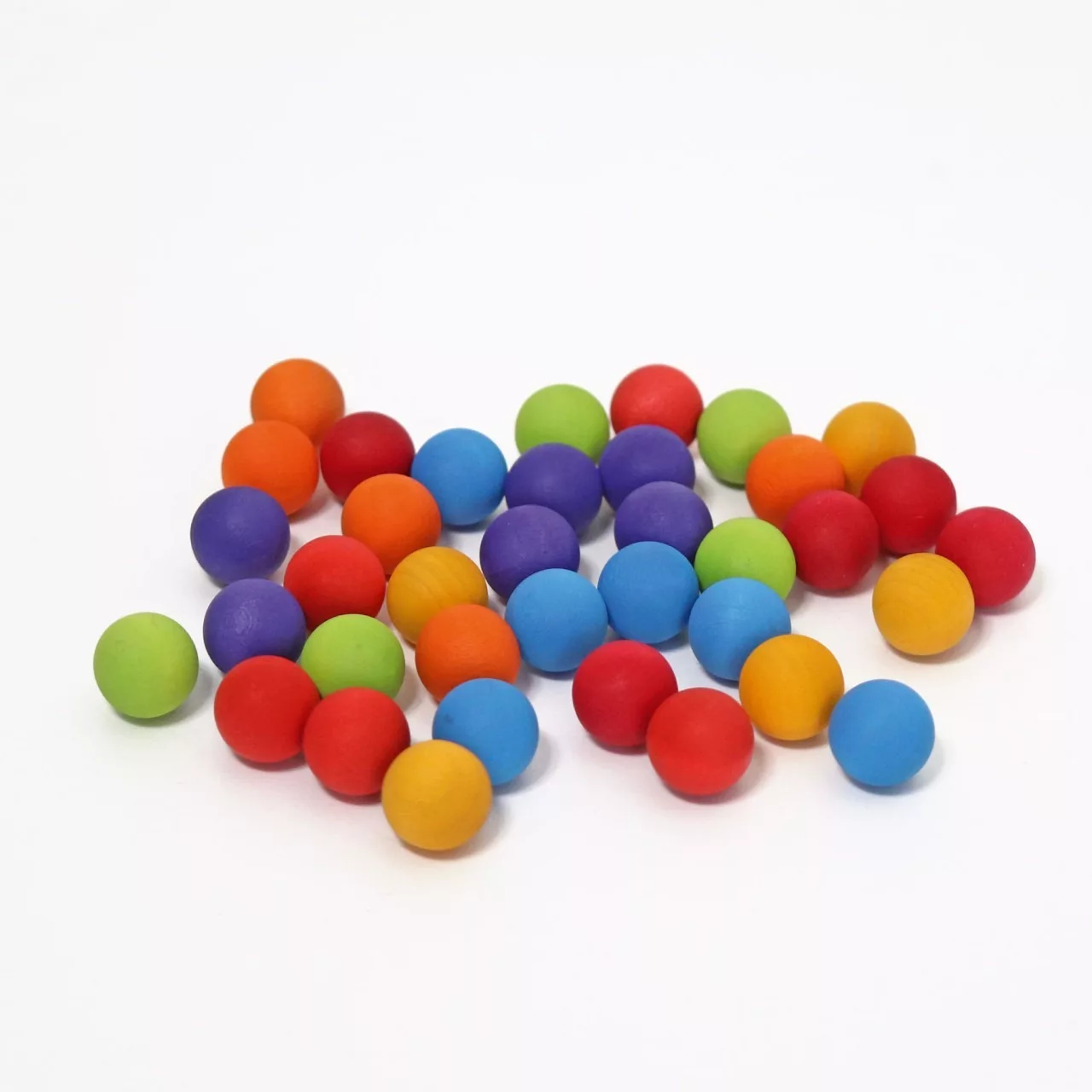 [10225] Small Wooden Marbles