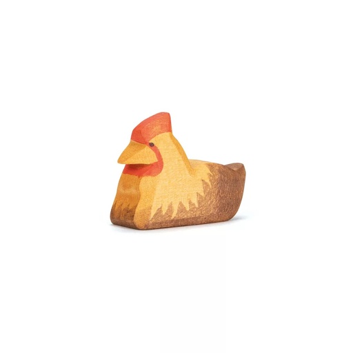 [13122] Hen brown on nest