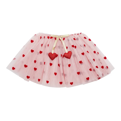 [185002-27] Heart Print Tutu