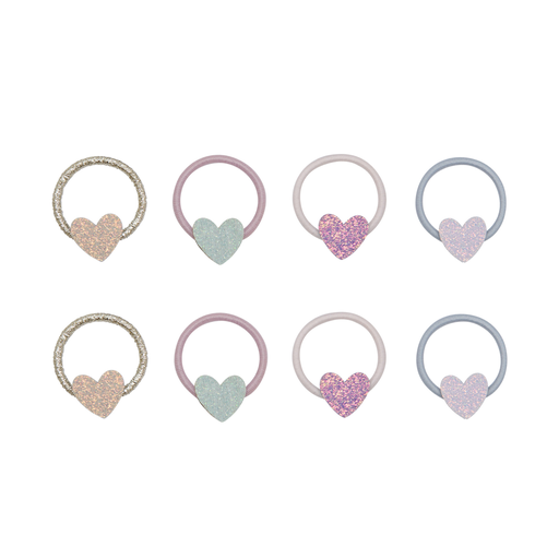 [192016-47] Teeny Heart Mini Hair Ties