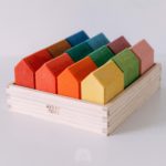 Rainbow House Blocks