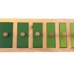 Narrow-wide knob puzzle