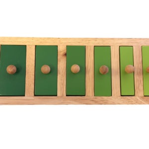 Narrow-wide knob puzzle