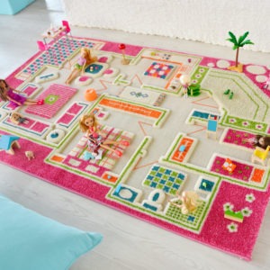 Playhouse 3D Play Carpet - Pink