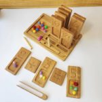 Montessori Double sided Number Tray