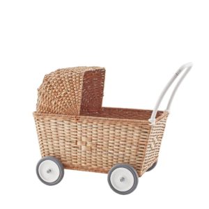 RATTAN STROLLEY – Natural