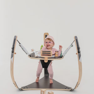 LITTLE HOPPA ® BABY BOUNCER - Rainbow Rain