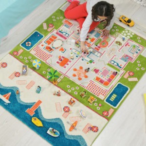 Beach Houses 3D Play Carpet