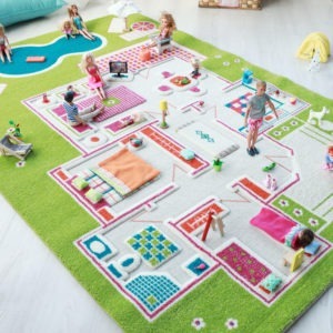 Playhouse 3D Play Carpet - Green