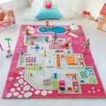 Playhouse 3D Play Carpet – Pink