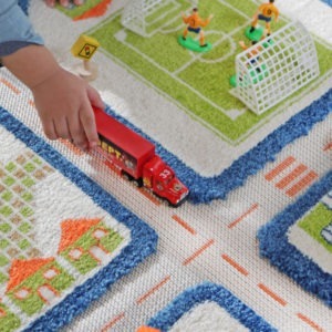 Traffic 3D Play Carpet - Blue