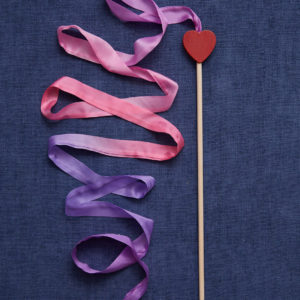 Streamers – Large / Heart – Blossom