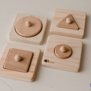 Single Shape Puzzle set of 4