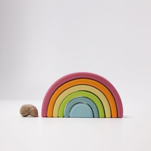 Medium Rainbow Stacker Pastel