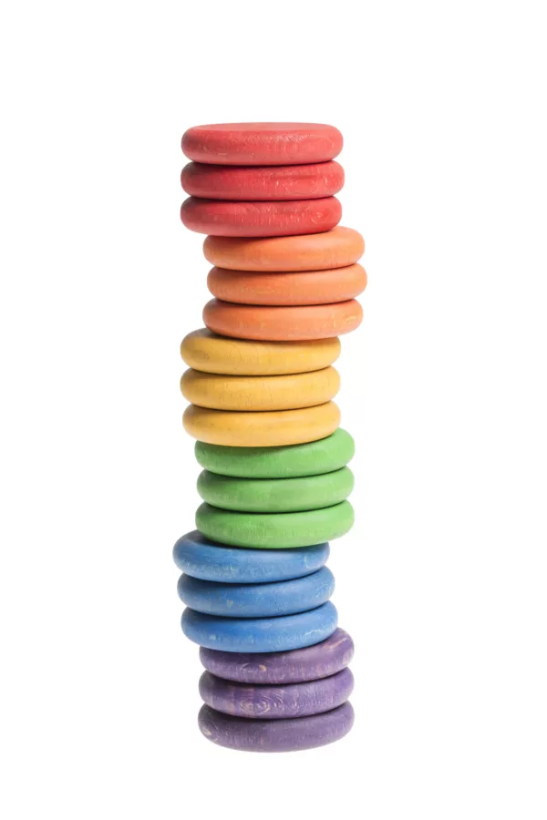 18 coins (6 colors)