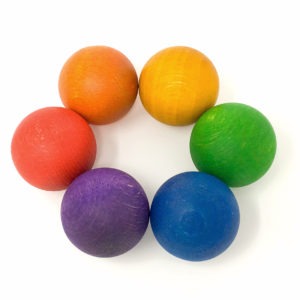 6 balls (6 colors)