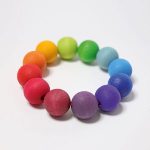 Rainbow Bead Ring