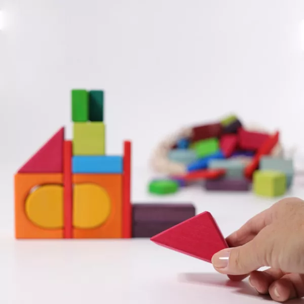 60 Colored Geo- Blocks - Image 3