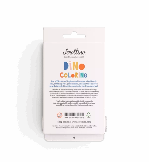 Dino Coloring Scrollino - Image 7