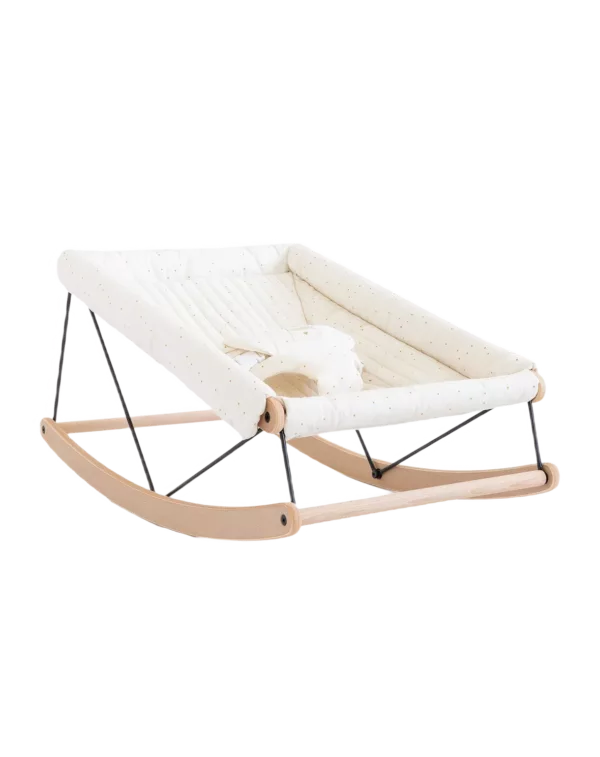 Baby Bouncer - Natural Honey Sweet Dots
