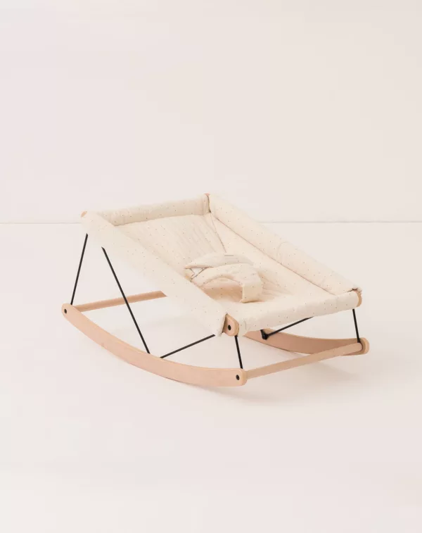 Baby Bouncer COVER - Natural Honey Sweet Dots - Image 3