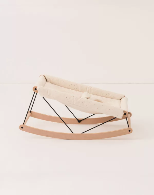 Baby Bouncer - Natural Honey Sweet Dots - Image 3