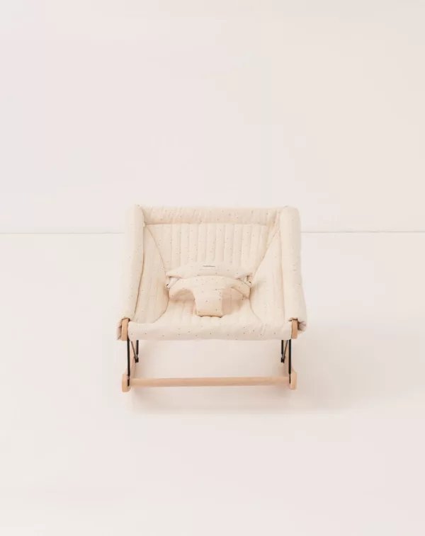 Baby Bouncer - Natural Honey Sweet Dots - Image 4