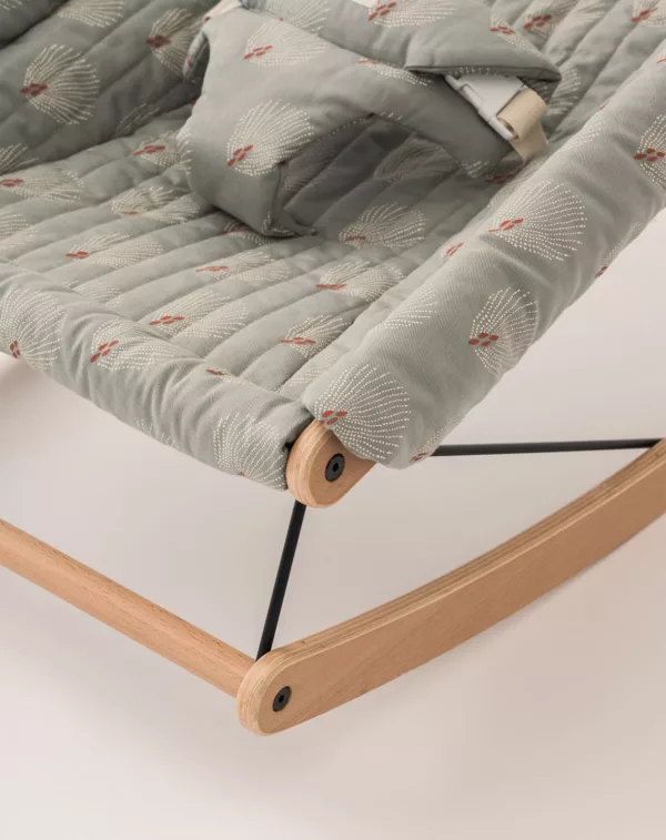 Baby Bouncer - White Gatsby / Antique Green - Image 4