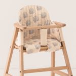 High Chair Cushion – Blue Gatsby / Cream