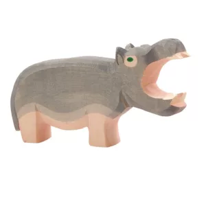Hippopotamus open mouth